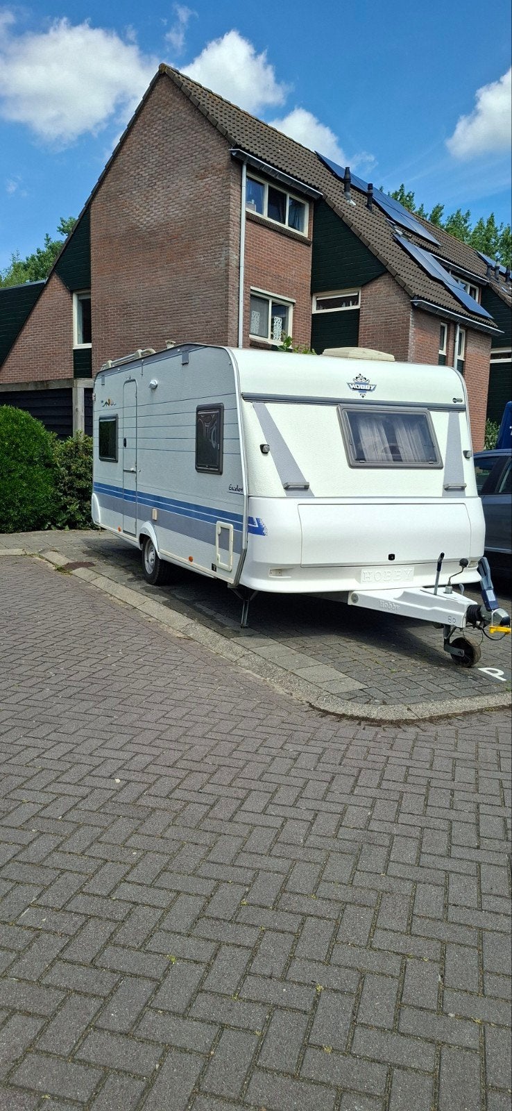 Hobby Excellent easy 495 Caravan - Ruim en Comfortabel, Caravans en Kamperen, Caravans, Rondzit, Hobby, Frans bed, Particulier