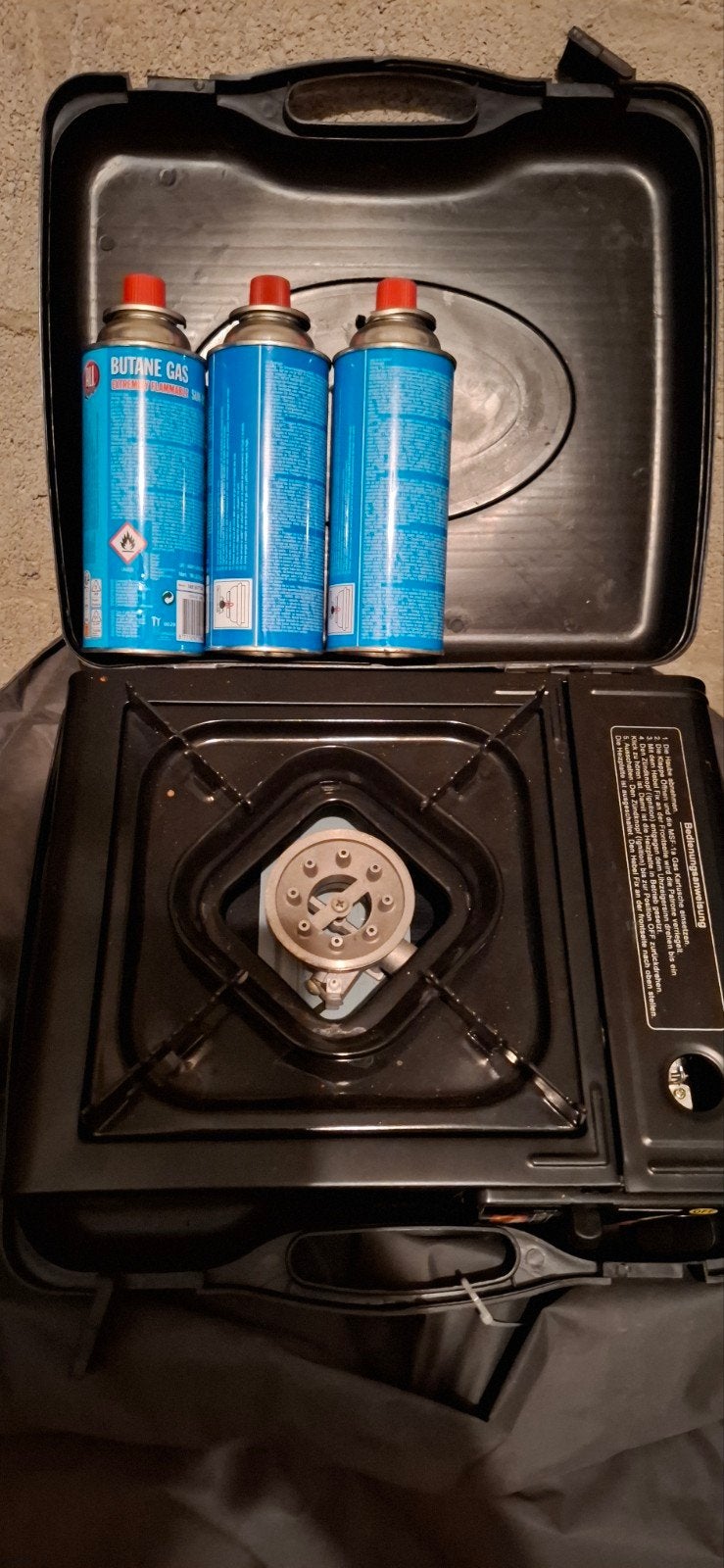 Gas stelletje nieuw met 3 gasbussen., Ophalen of Verzenden
