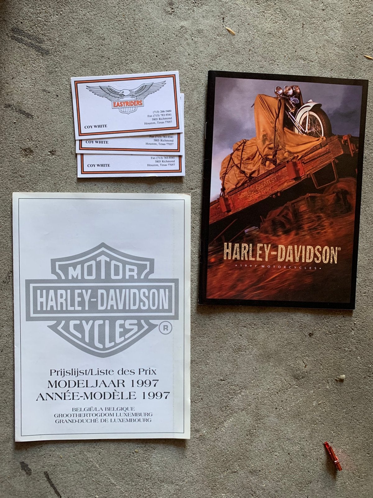 Harley Davidson vintage informatie boekjes, Motoren, Ophalen of Verzenden