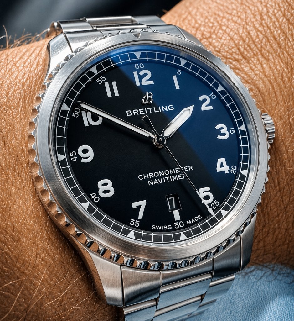 Breitling Navitimer8 41mm, Ophalen, Staal, Staal, Breitling