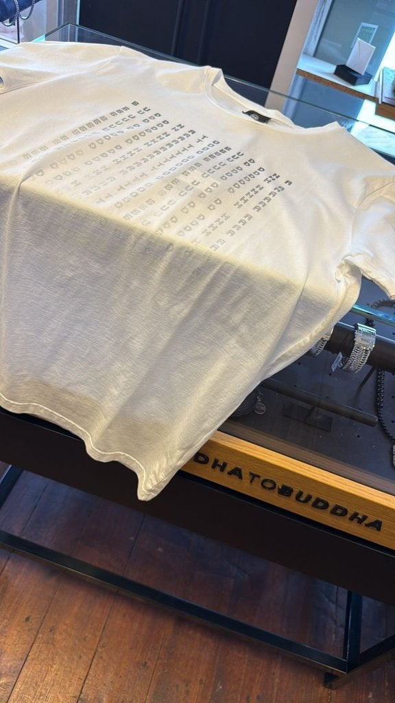 BUDDHA TO BUDDHA T-SHIRT KORTE MOUW, WIT, MAAT XL € 29,95, Wit, Ophalen of Verzenden, BUDDHA TO BUDDHA, Maat 56/58 (XL)