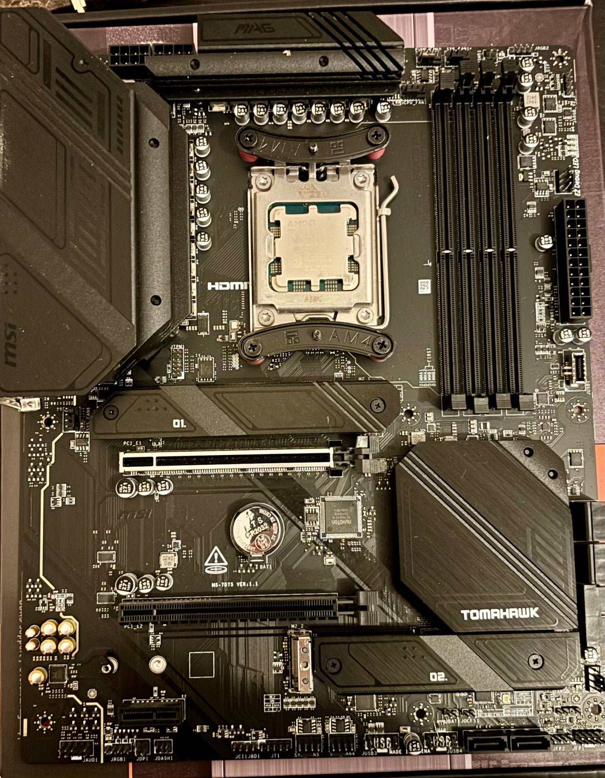 MSI B650 Moederborden & RYZEN 5 7600X Combinatie, Ophalen, Gebruikt, AMD, DDR5
