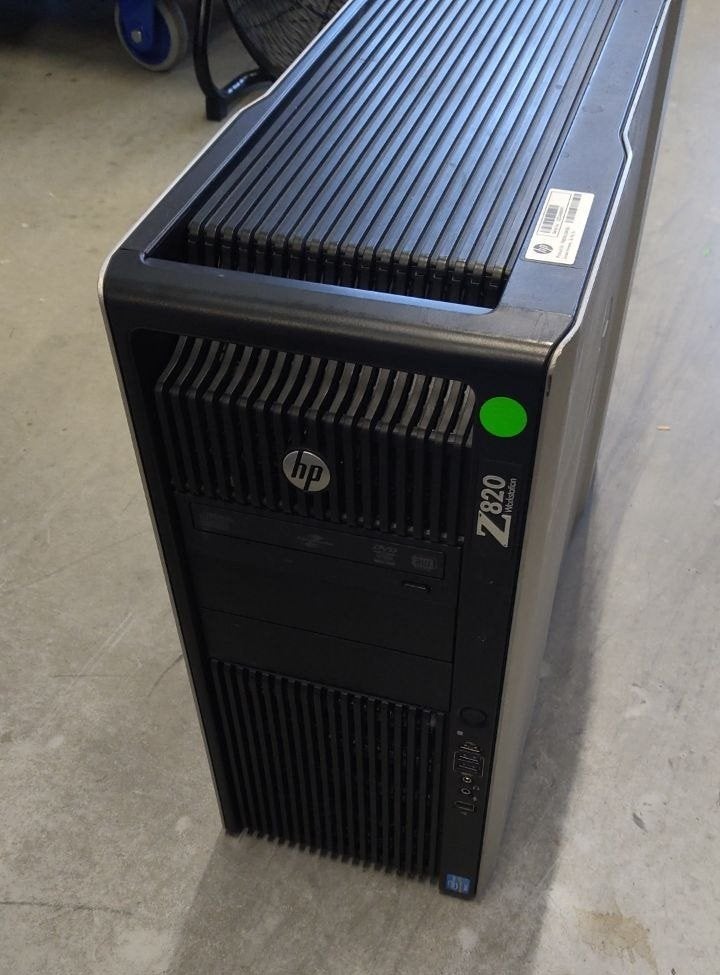 HP Z820 workstation, Computers en Software, Desktop Pc's, Gebruikt, 2 tot 3 Ghz, SSD, 32 GB, Met videokaart, Ophalen