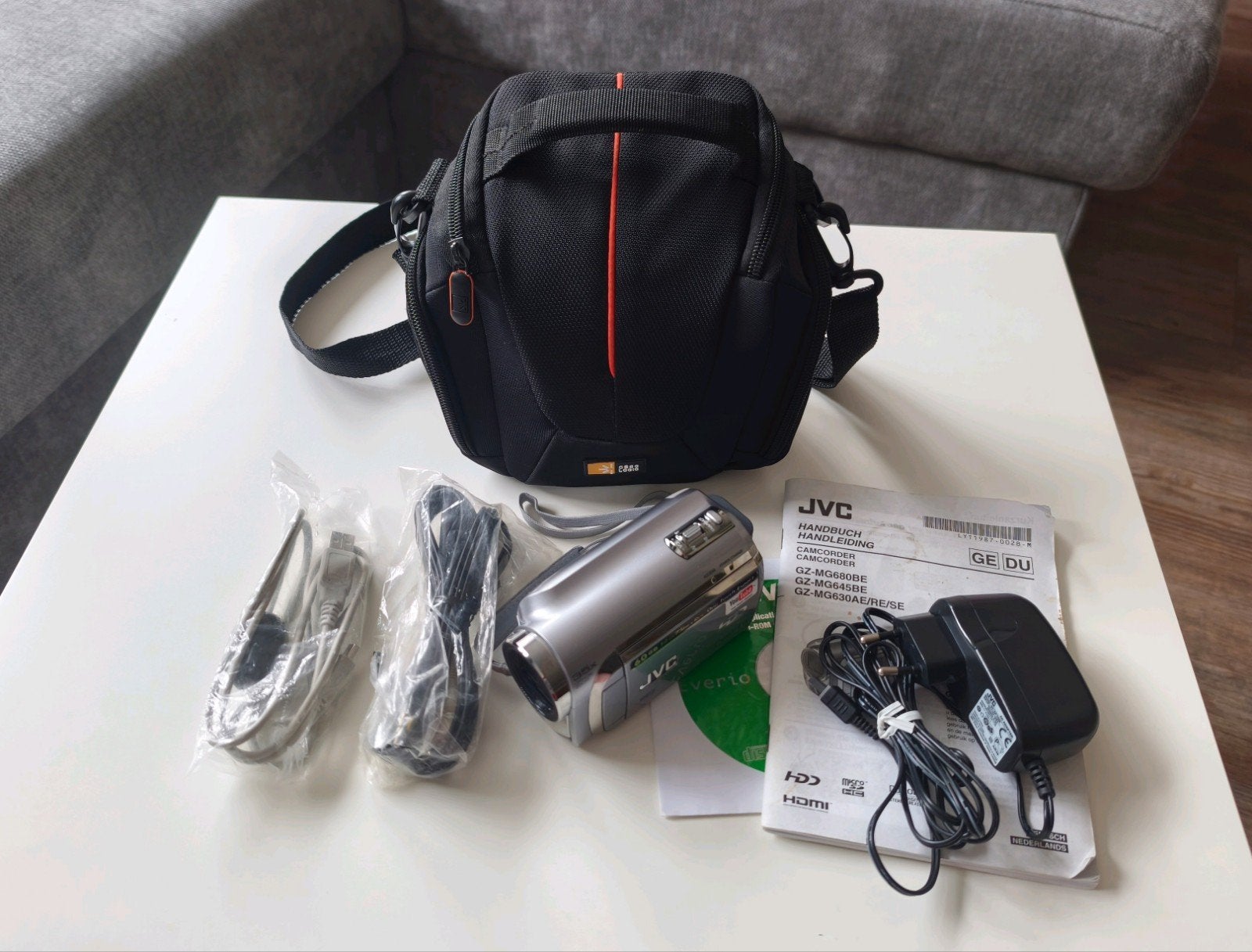 JVC Everio GZ-MG630SE Camcorder met 60GB HDD, JVC, 20x of meer, Ophalen of Verzenden, Camera
