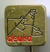 DEUKA veevoeders koper speldje ( E_117), Verzamelen, Ophalen of Verzenden, Zo goed als nieuw, Merk, Speldje of Pin