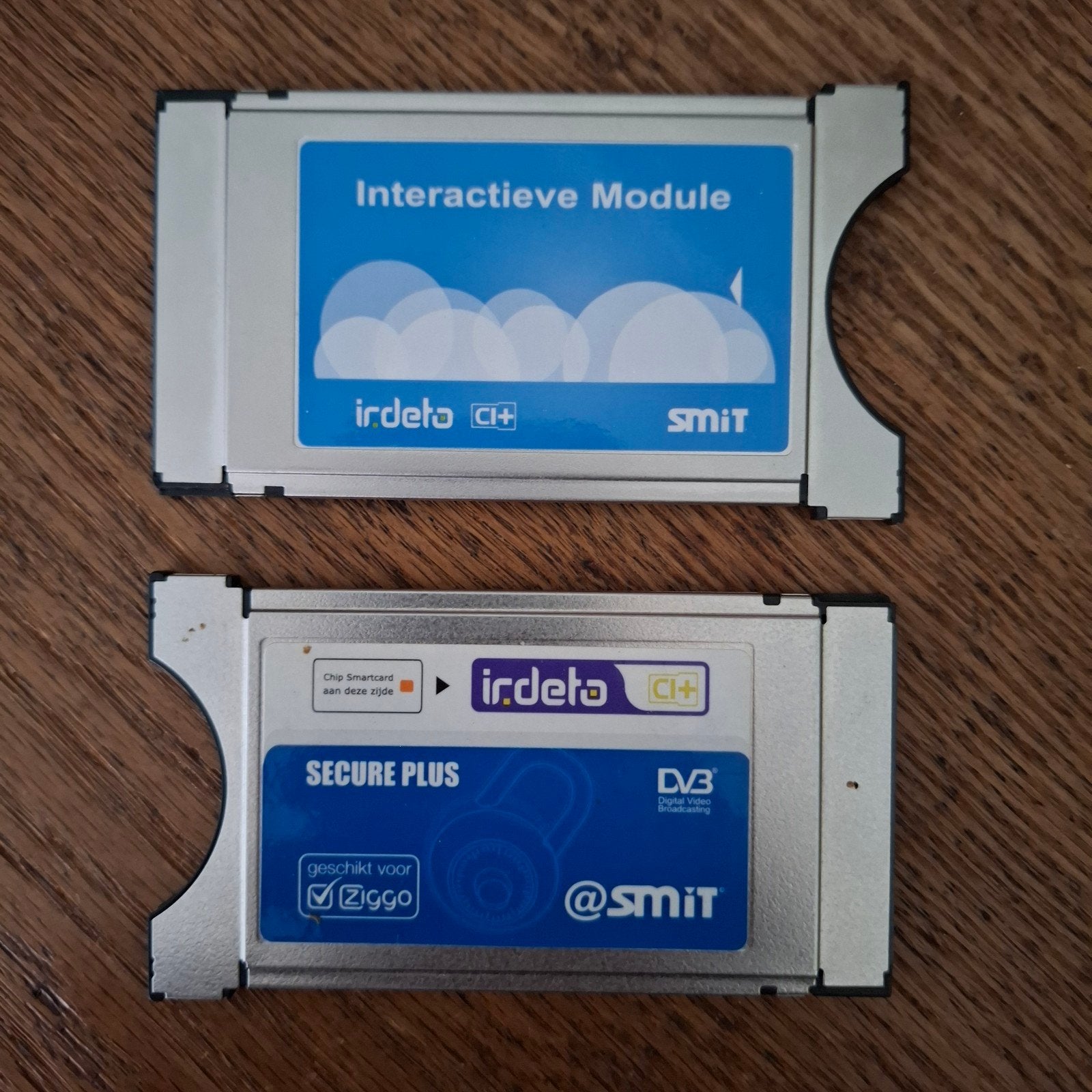 SMiT Irdeto CI+ Interactieve Ziggo  Module (2 stuks), Ophalen of Verzenden, Gebruikt, Decoder