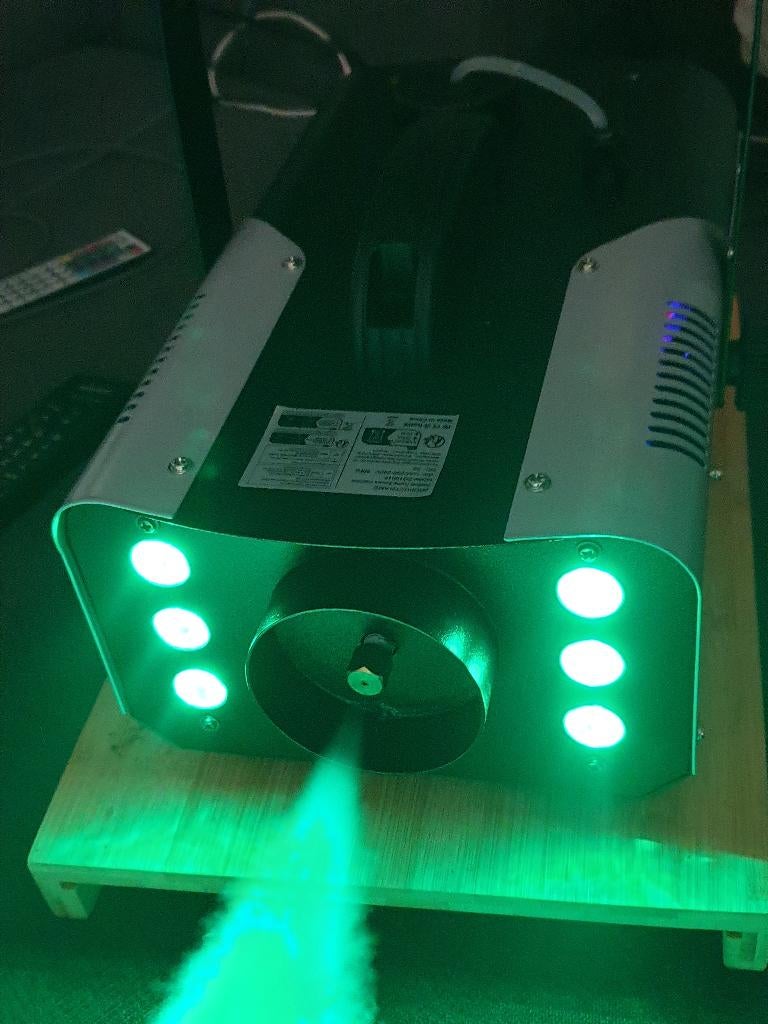 Rookmachine Te Huur - Inc LED Lampen., Ophalen of Verzenden, Zo goed als nieuw, Overige