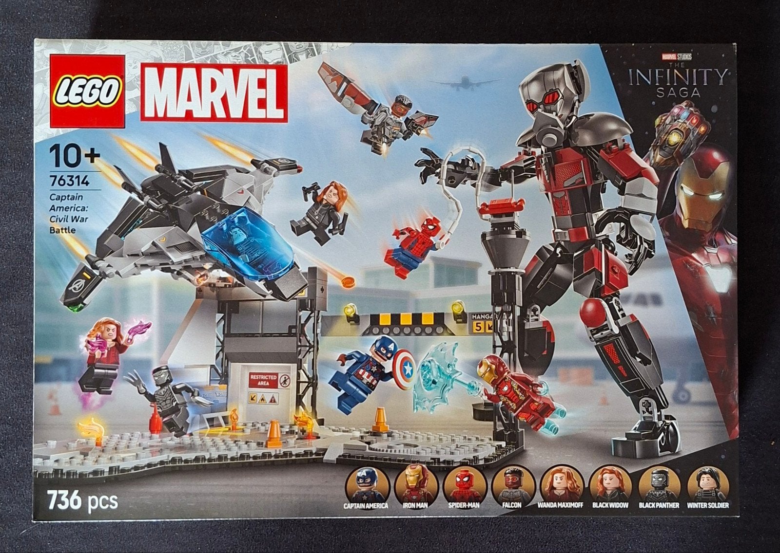 LEGO Marvel 76314 Captain America: Civil War Battle NIEUW, Kinderen en Baby's, Ophalen of Verzenden, Nieuw
