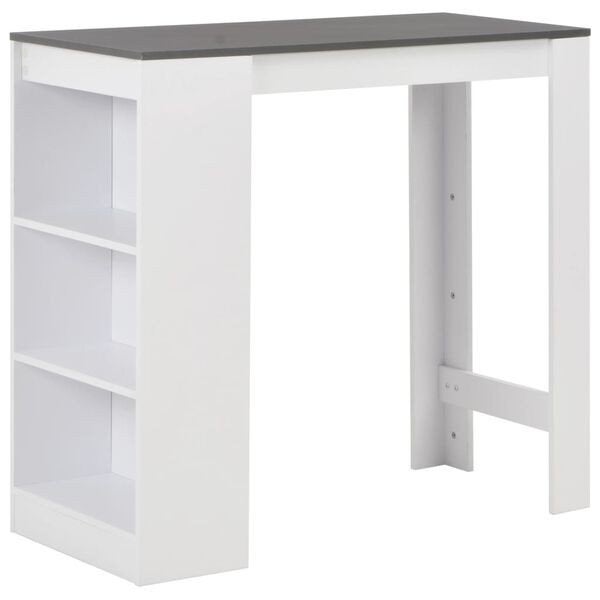 Bartafel met schap 110x50x103 cm wit nieuw in doos, ., Nieuw, Ophalen of Verzenden, .