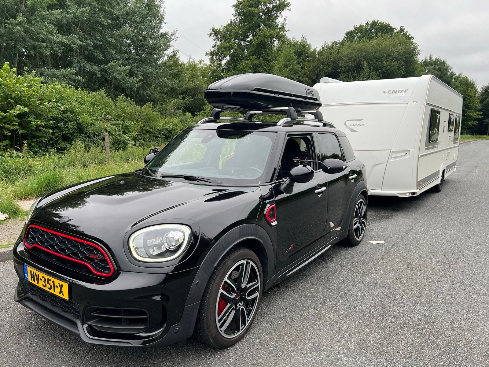 Originele MINI dakkoffer met dakdragers, Auto diversen, Dakkoffers, Zo goed als nieuw, Ophalen