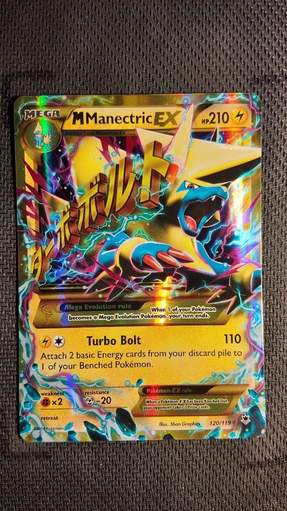 M Manectric-EX 120 Phantom Forces | Pokemon kaart, Ophalen, Zo goed als nieuw, Losse kaart, Foil