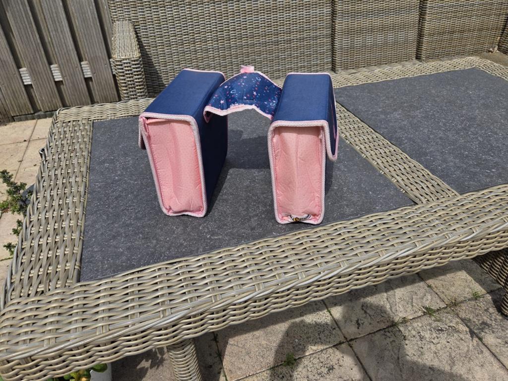 Leuke kinderfietstas met paardenprint, Ophalen, Gebruikt, Onbekend