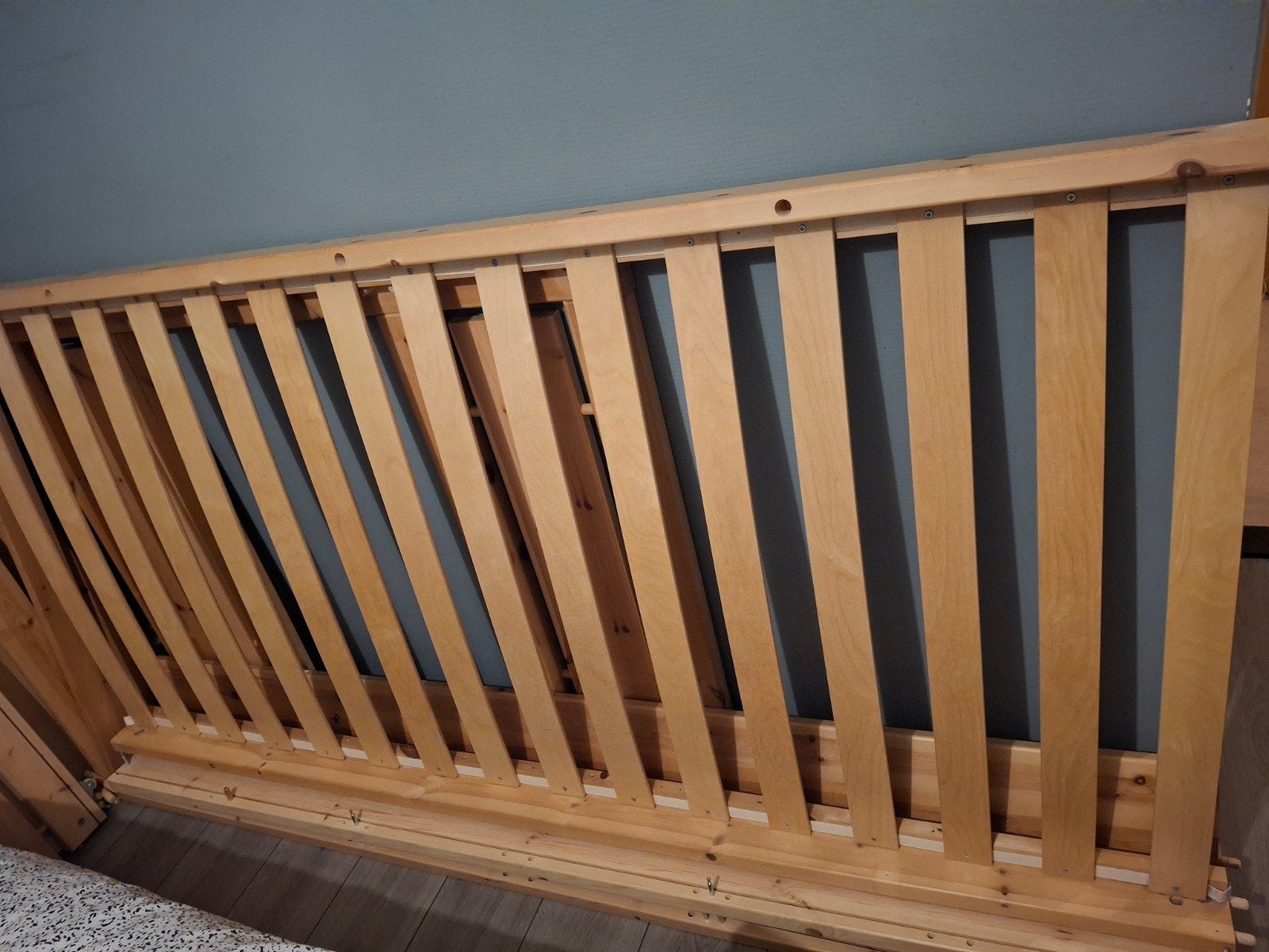 Lifetime bed met lade 102x200, Ophalen, 200 cm, Modern, Hout