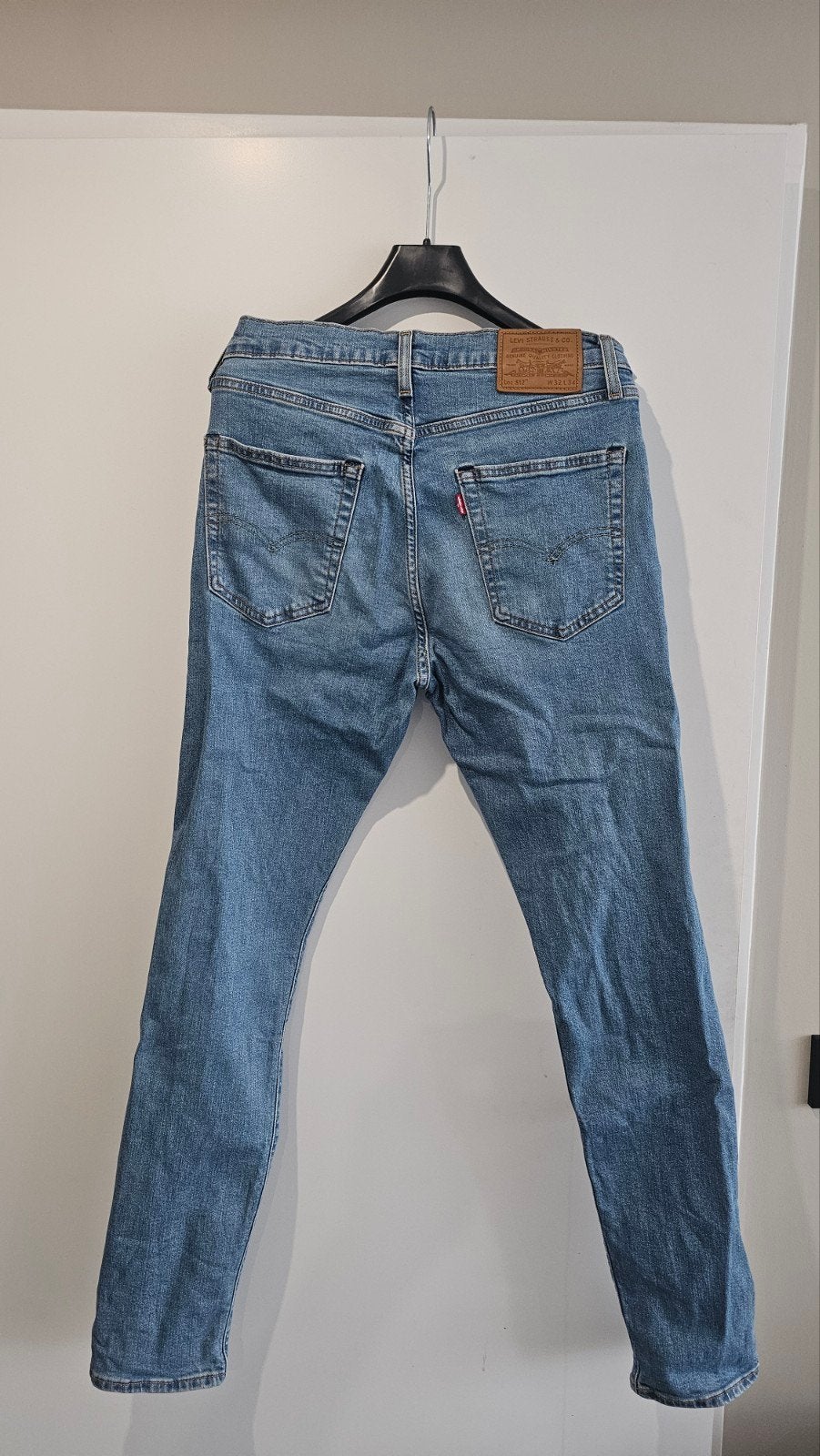 Levi's 512 Slim Taper Jeans W32 L34, Levi's, Blauw, W32 (confectie 46) of kleiner, Ophalen of Verzenden