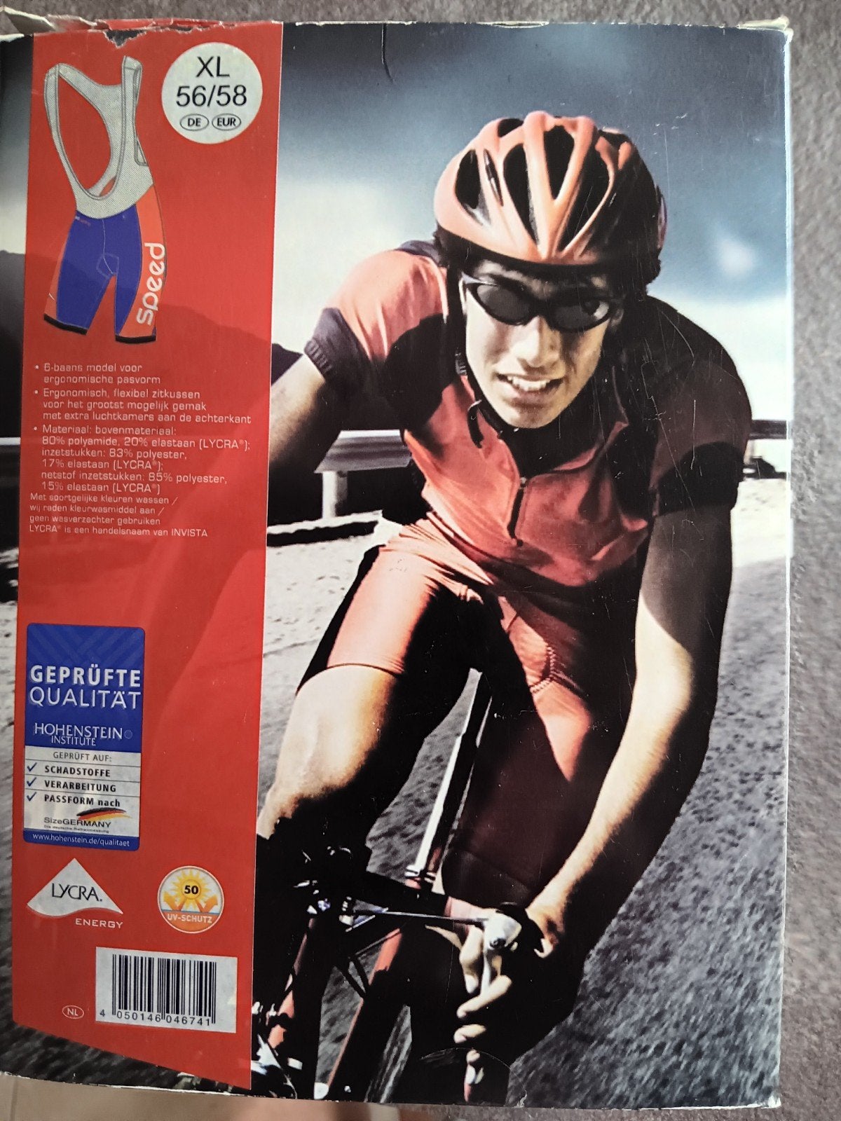 Crivit Professionele Wielerbroek XL., Kleding | Heren, Blauw, Ophalen of Verzenden, Crivit, Maat 56/58 (XL)