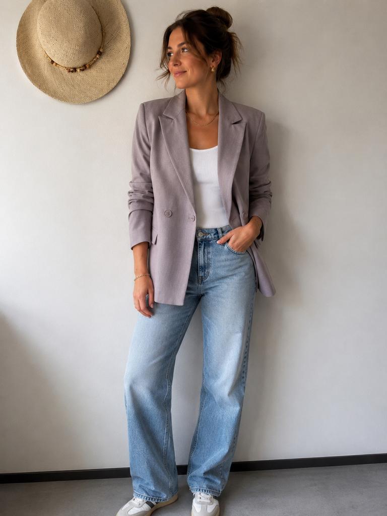 Mos Mosh blazer lila mt 38/40, Ophalen of Verzenden, Zo goed als nieuw, Maat 38/40 (M), Paars