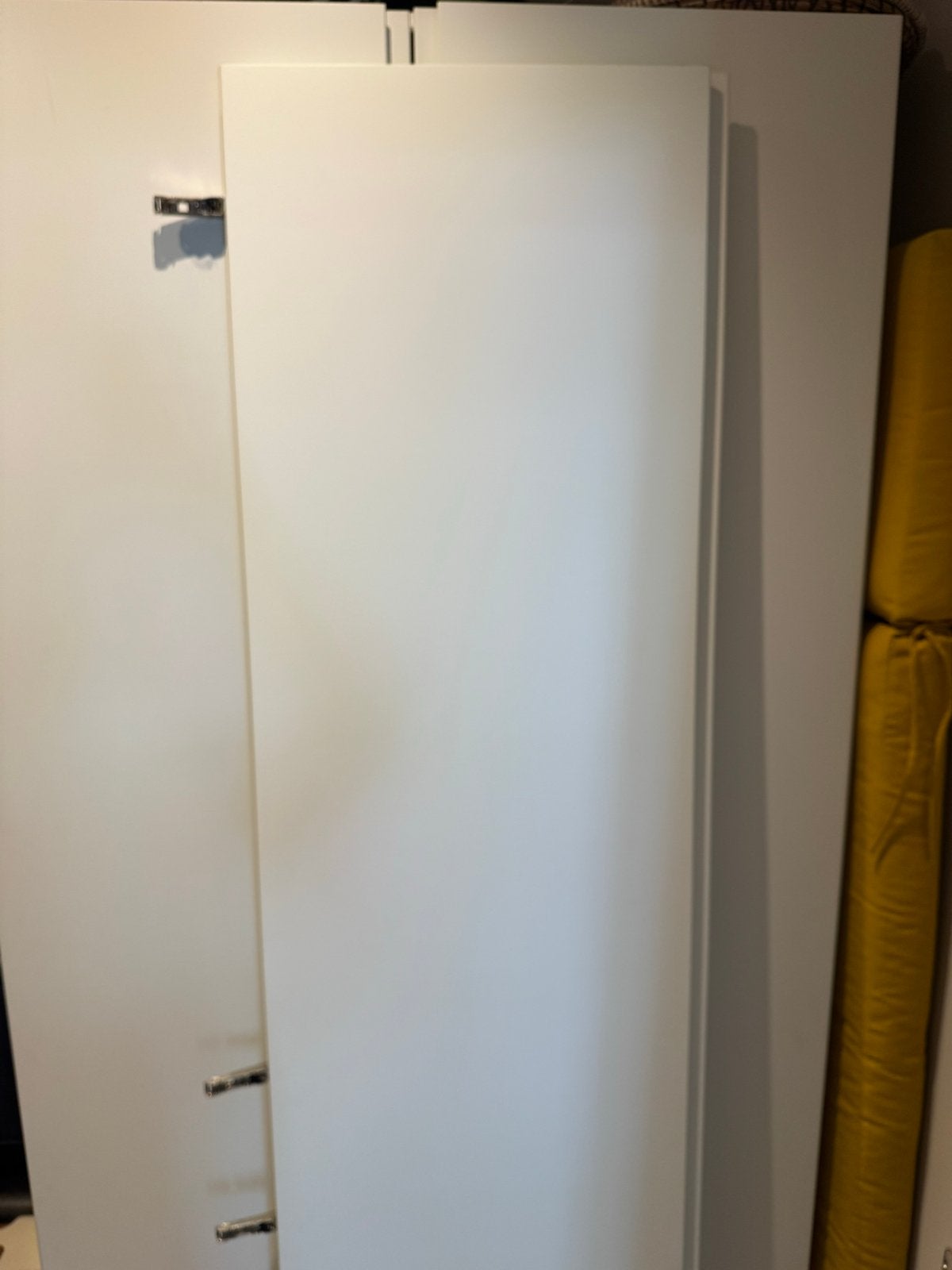 Hoogglans witte pax kastdeuren (3 stuks), Ophalen, Gebruikt, 200 cm of meer, 50 tot 100 cm