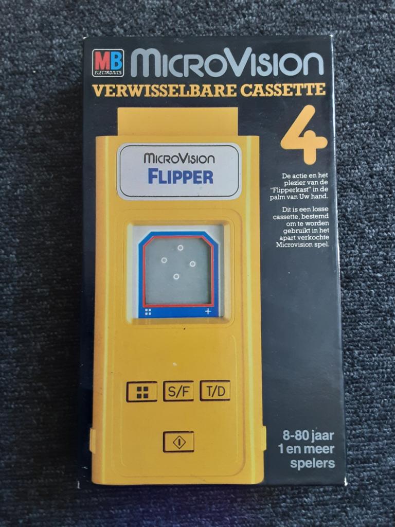 MB MicroVision spel game cartridge flipper nr 4, Verzamelen, Ophalen, Zo goed als nieuw