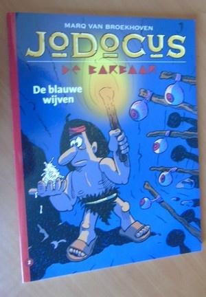 De blauwe wijven. Jodocus de barbaar. Broekhoven, Marq van, Boeken, Stripboeken, Zo goed als nieuw, Eén stripboek, Ophalen of Verzenden