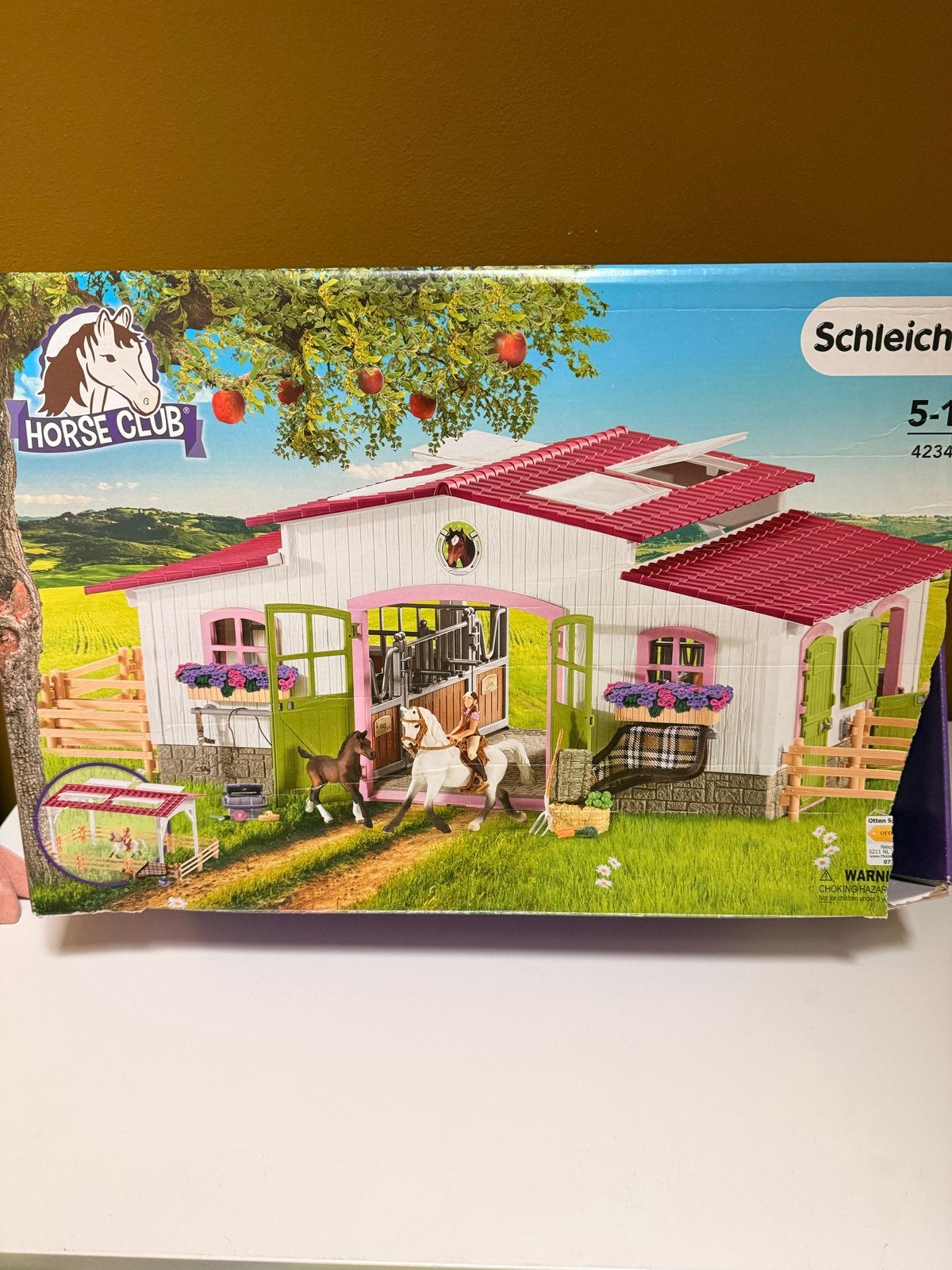 Schleich Manege met amazone en paarden 42344, Ophalen of Verzenden, Nieuw