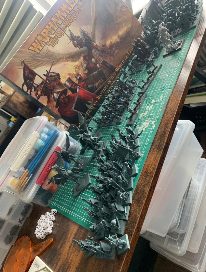 Warhammer The Old World Leger (Bretonnia), Hobby en Vrije tijd, Gebruikt, Figuurtje(s), Warhammer, Ophalen of Verzenden