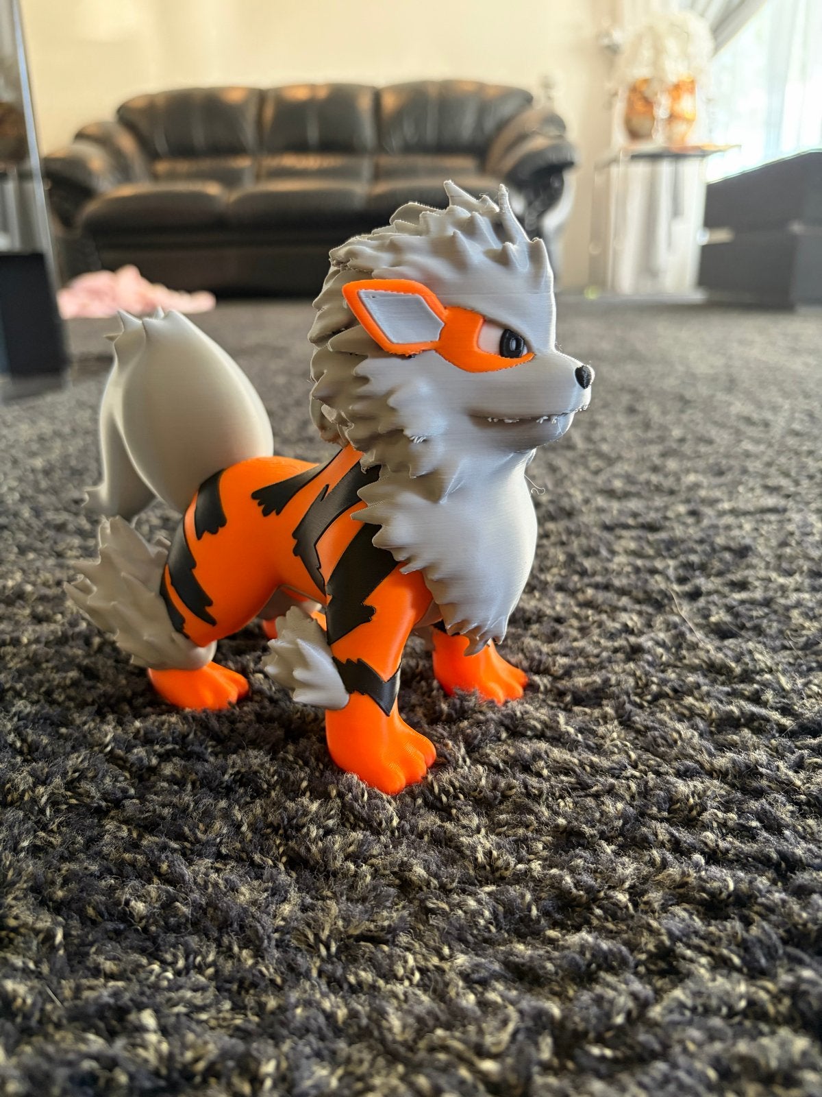 Pokémon Arcanine 3D geprinte figuur - 20 cm, Ophalen of Verzenden, Nieuw, Overige typen