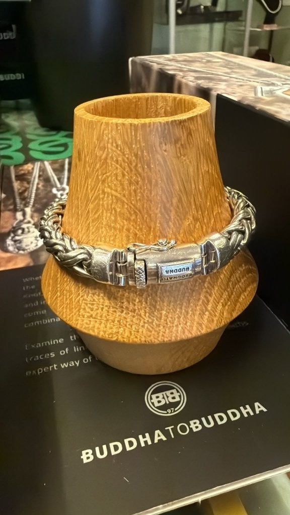BUDDHA TO BUDDHA ARMBAND TYPE 170 F KATJA 22 CM € 439,95, Ophalen of Verzenden, Zo goed als nieuw, Zilver, Zilver