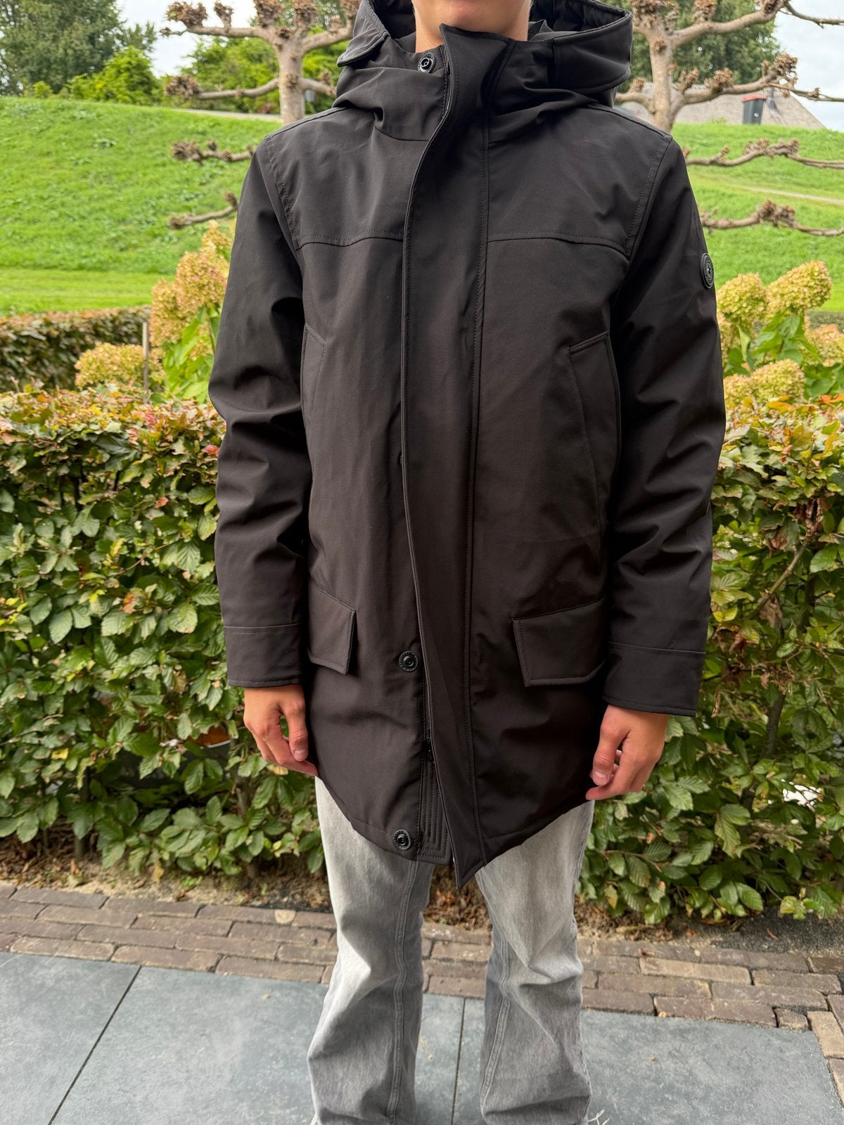 Airforce Snow Parka Jongens Winterjas Zwart Maat 164, Ophalen of Verzenden, Nieuw, Jongen, Jas