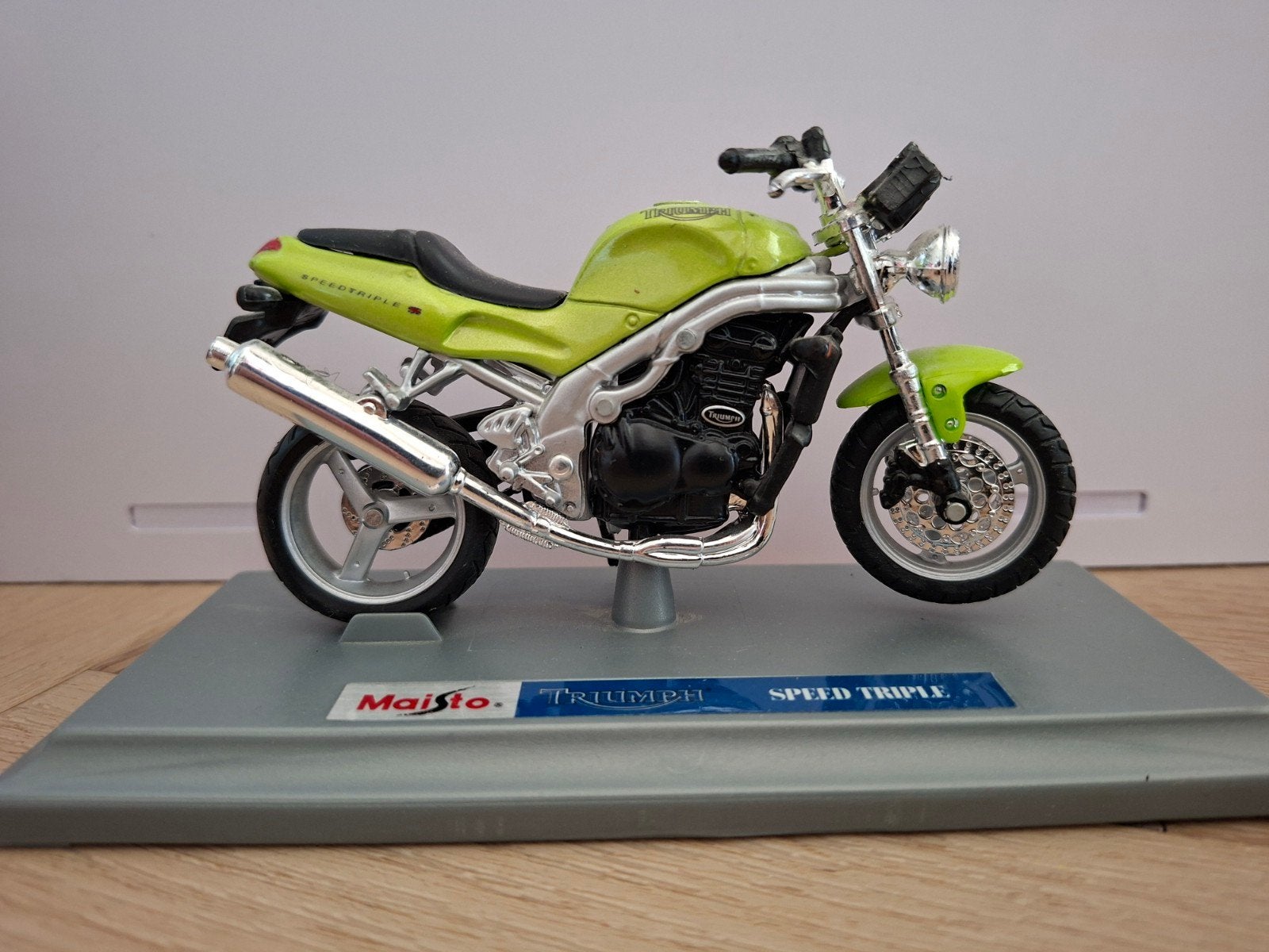 Maisto Triumph Speed Triple modelmotor 1:18, Ophalen of Verzenden, Nieuw, Motor, Maisto