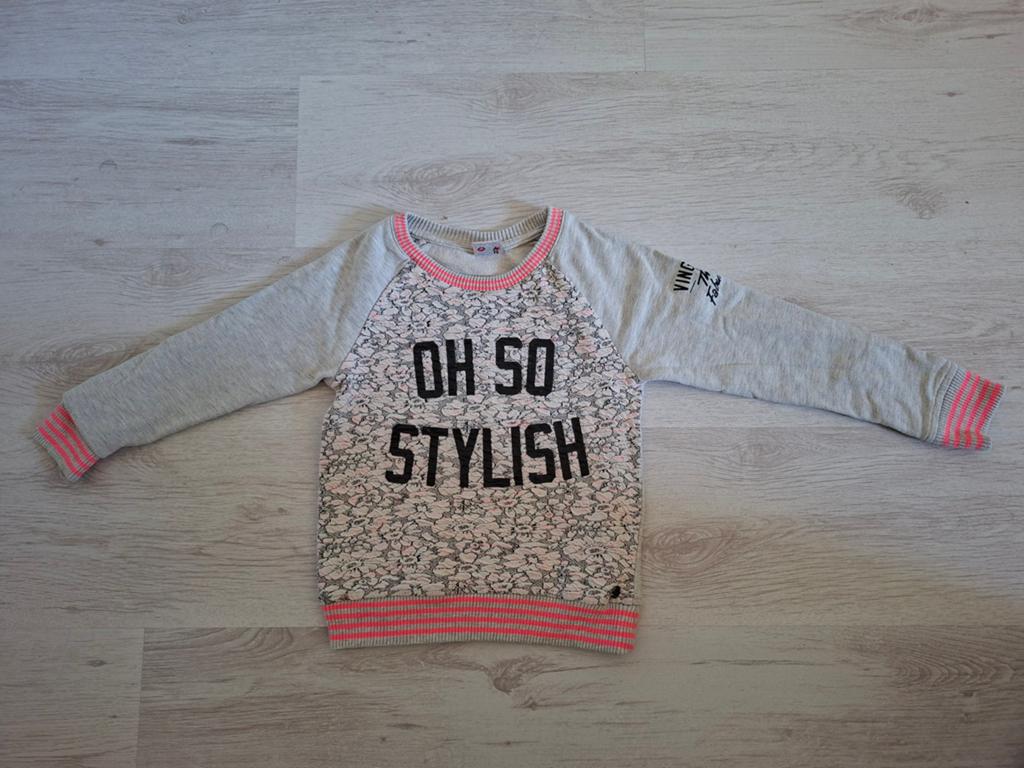 Vingino trui 'Oh So Stylish' maat 9, Kinderen en Baby's, Kinderkleding | Maat 98, Ophalen, Gebruikt, Meisje, Trui of Vest