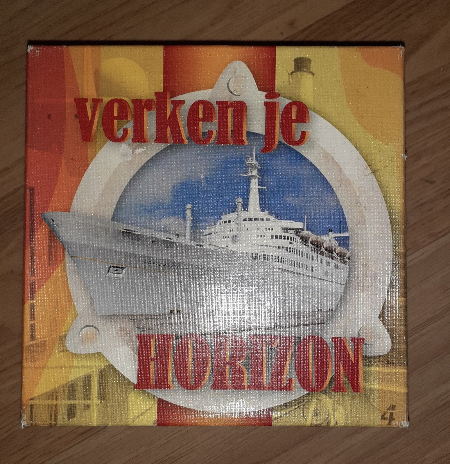 Verken je Horizon: Het ss Rotterdam Reisspel & Kwartet, Ophalen of Verzenden, Drie of vier spelers, Reisspel, Gebruikt