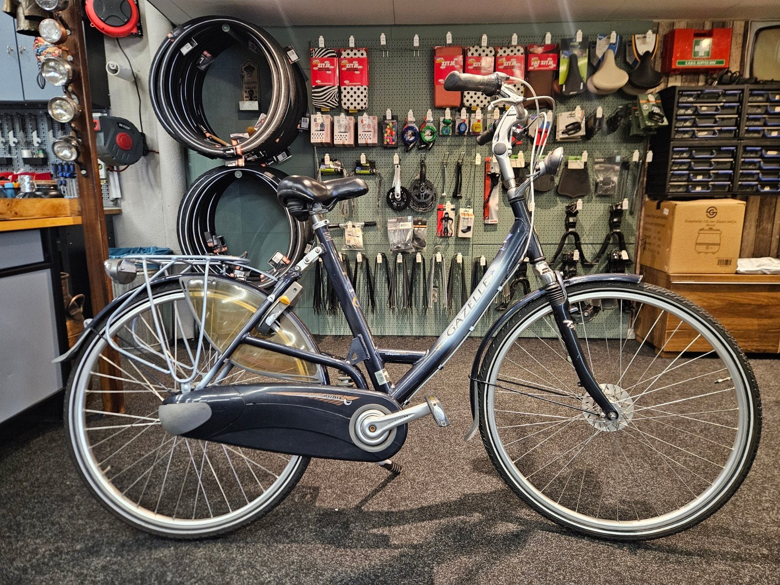 Gazelle touché, Fietsen en Brommers, Gebruikt, Versnellingen, Gazelle, 56 cm of meer