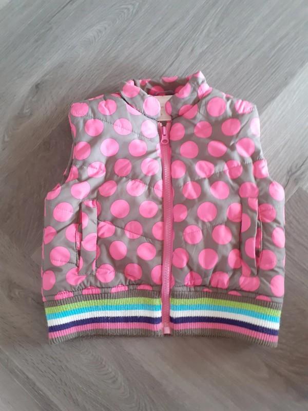 Hema Bodywarmer met Roze Stippen, Maat 92, Gebruikt, Meisje, Ophalen of Verzenden, Hema