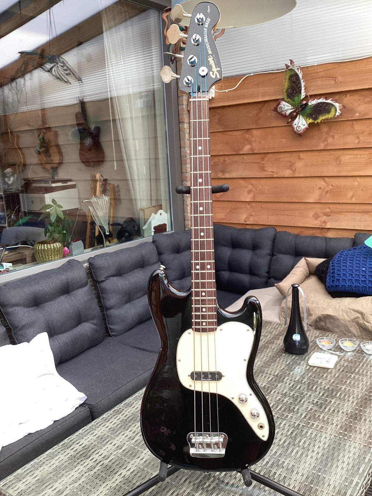 Squier Vista musicmaster, Muziek en Instrumenten, Ophalen, Gebruikt, Solid body, Overige merken