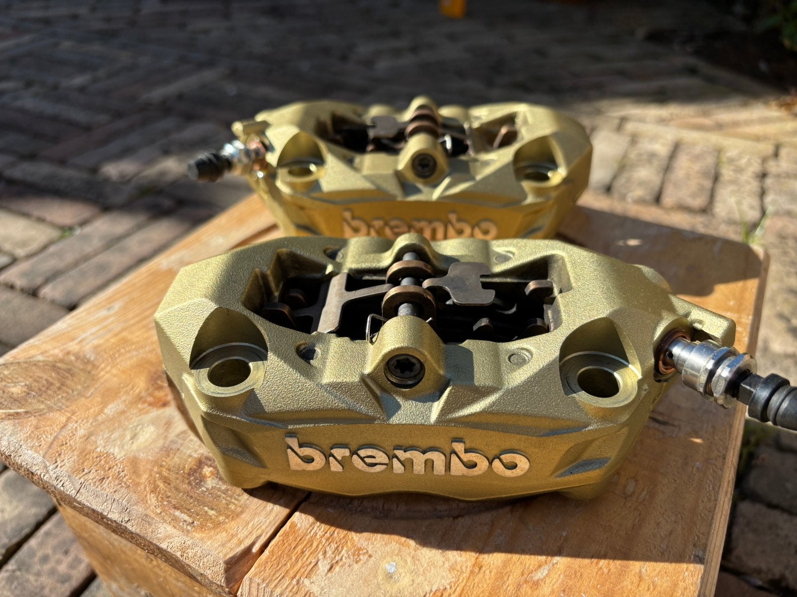 Brembo monoblock remklauwen, Ophalen, Gebruikt