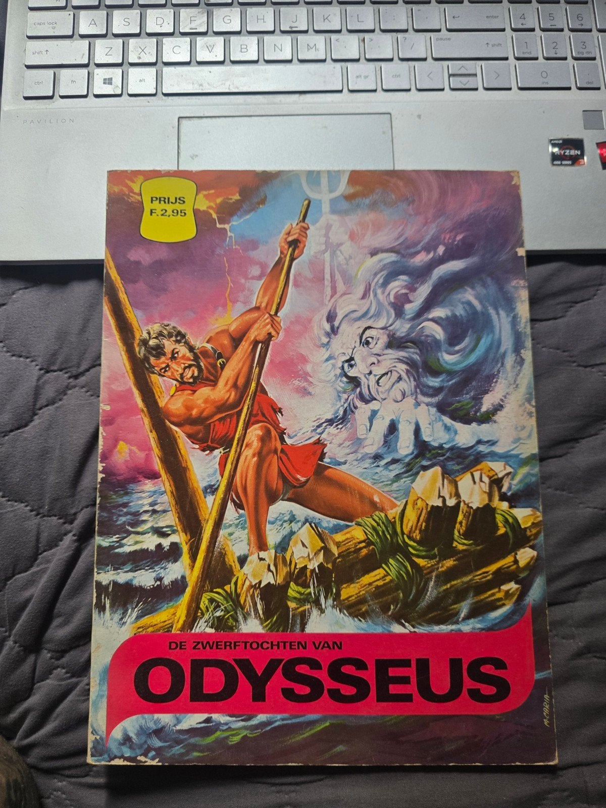 De Zwerftochten van Odysseus - Klassiek stripboek, Ophalen of Verzenden