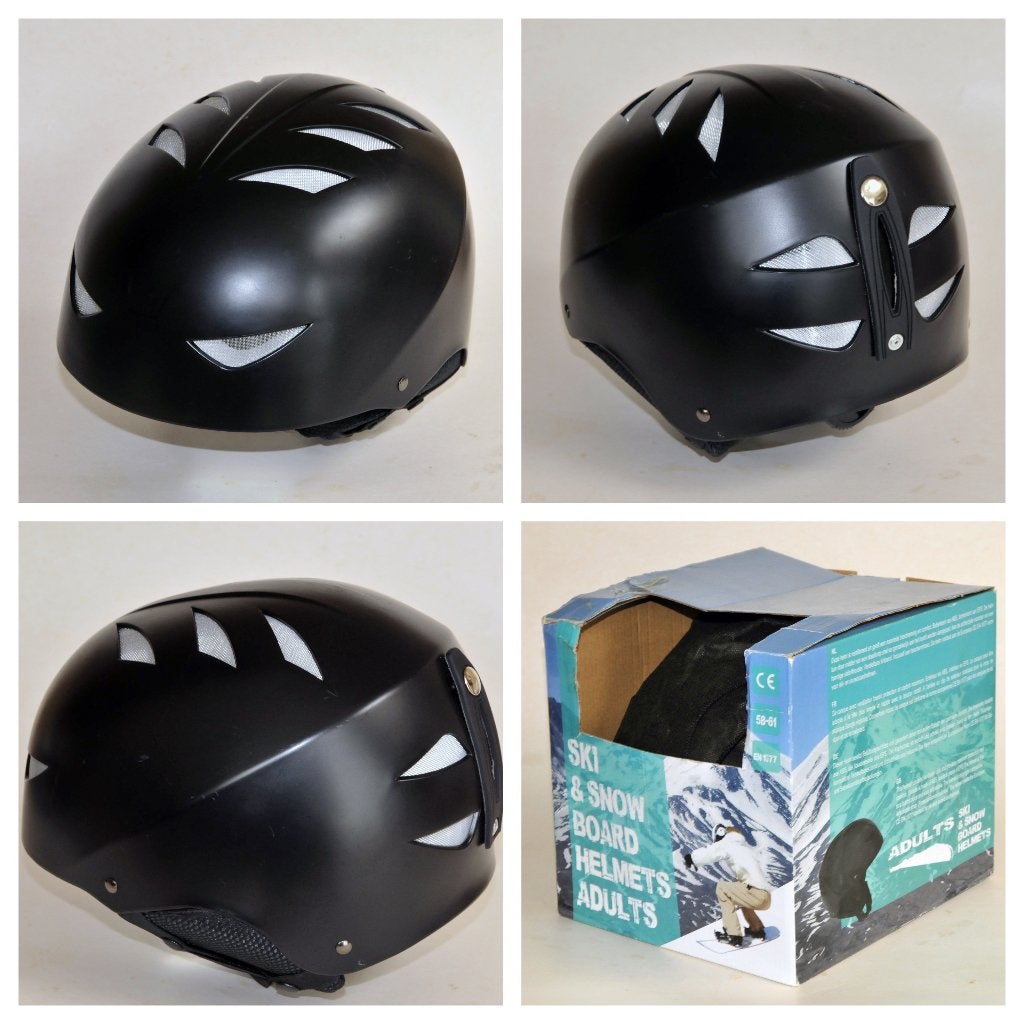 Skihelm 58 - 61 cm zwart, Sport en Fitness, Overige merken, Gebruikt, Overige typen, Ophalen of Verzenden