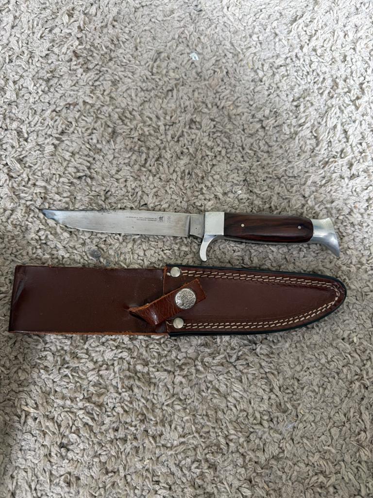 Vintage Zwilling J.A. Henckels jachtmes / outdoor mes, Ophalen of Verzenden, Duitsland, Mes of Dolk