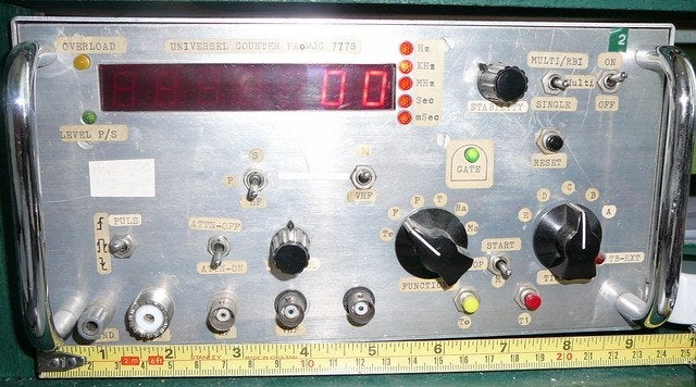 universele counter/frequentieteller, zelfbouw, Ophalen, Gebruikt, Overige meters