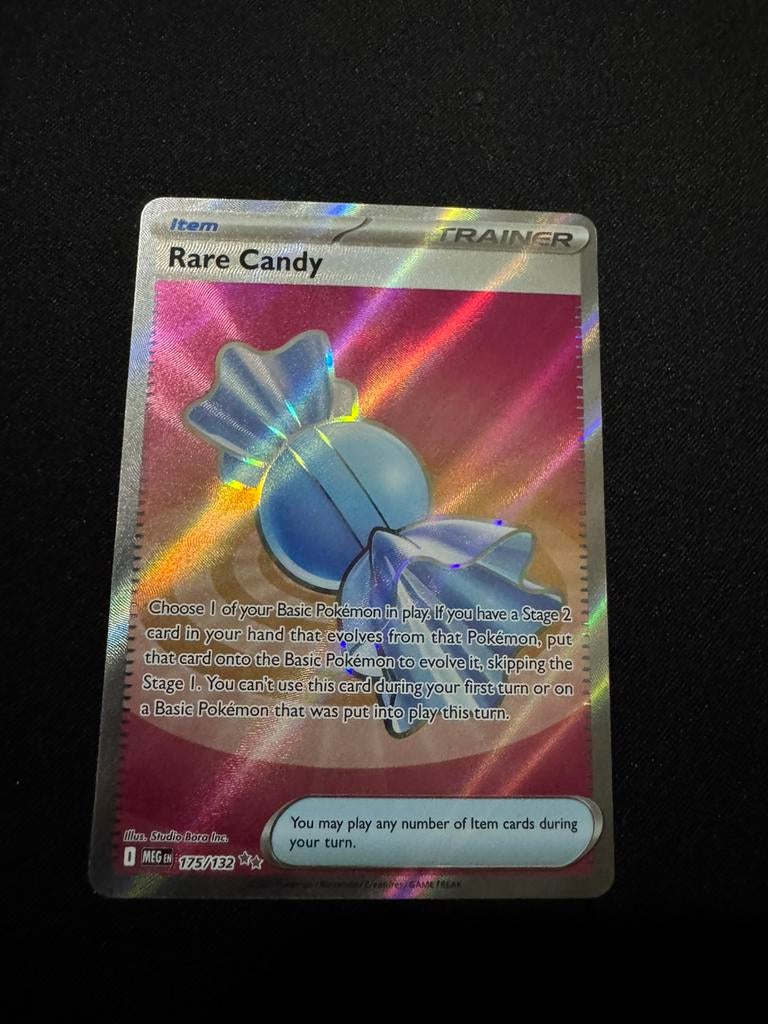 Rare Candy (MEG 175), Hobby en Vrije tijd, Verzamelkaartspellen | Pokémon, Ophalen of Verzenden, Zo goed als nieuw