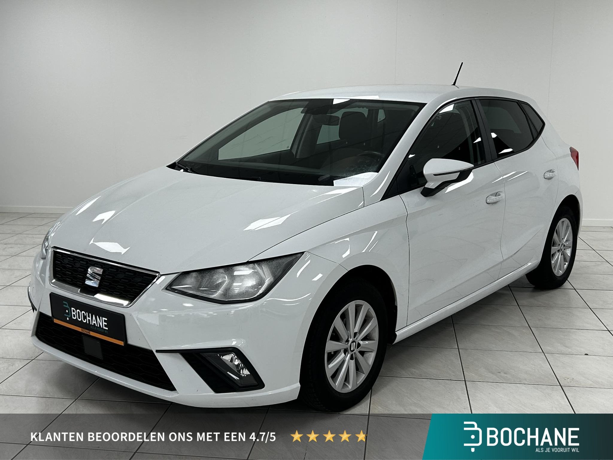 SEAT Ibiza 1.0 MPI Reference NAVIGATIE | TREKHAAK | PARKEERS, Stof, 540 kg, Met garantie (alle), Handgeschakeld
