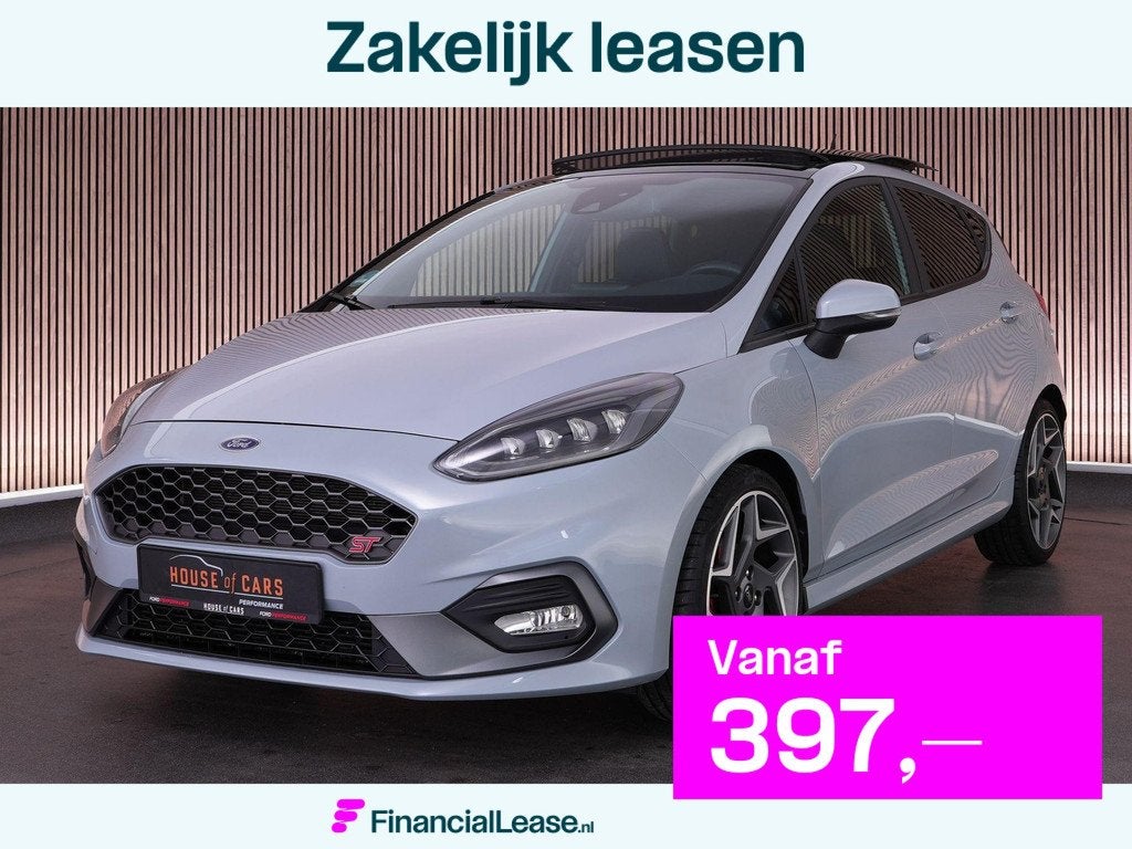 Ford Fiesta ST-3 1.5 200pk PERFORMANCE PACK |dealer onderhou, Voorwielaandrijving, Euro 6, 1188 kg, Leder en Stof