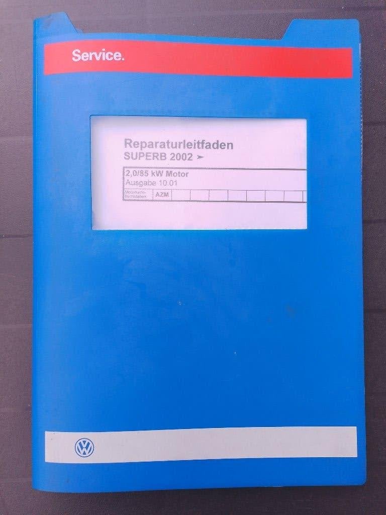 Skoda Vw Seat Audi dealer werkplaatsboek 2.0 motor AZM, Verzenden, Zo goed als nieuw, Audi