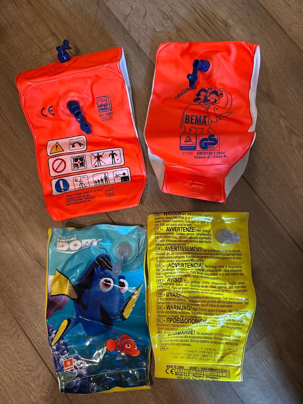 Zwembandjes / zwemvleugeltjes voor kinderen, Ophalen, Gebruikt, Jongen of Meisje, One size