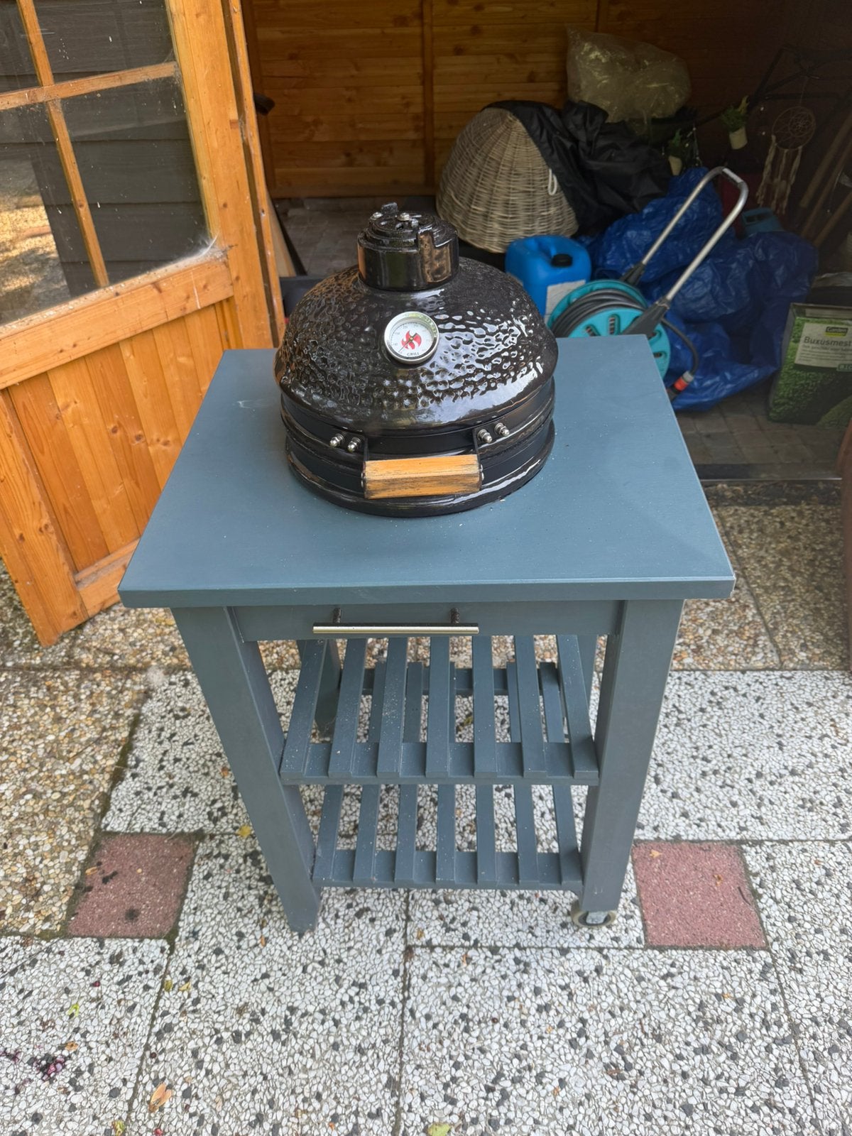 Grillchef bbq met onderstel, Ophalen, Zo goed als nieuw