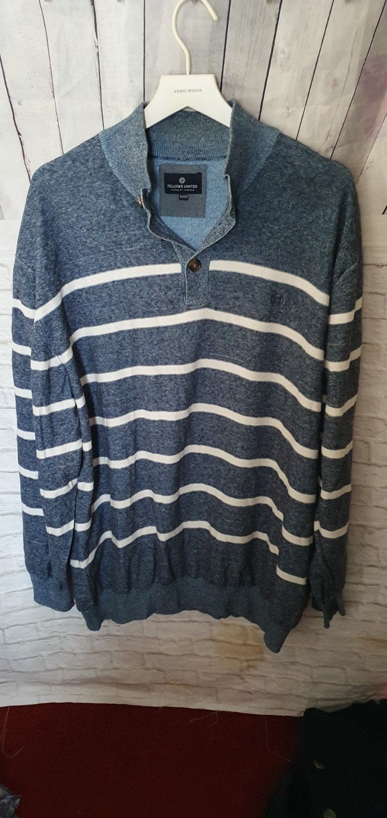 fellows united  mooie trui mt 4xl, Verzenden, Nieuw, Overige maten, Blauw