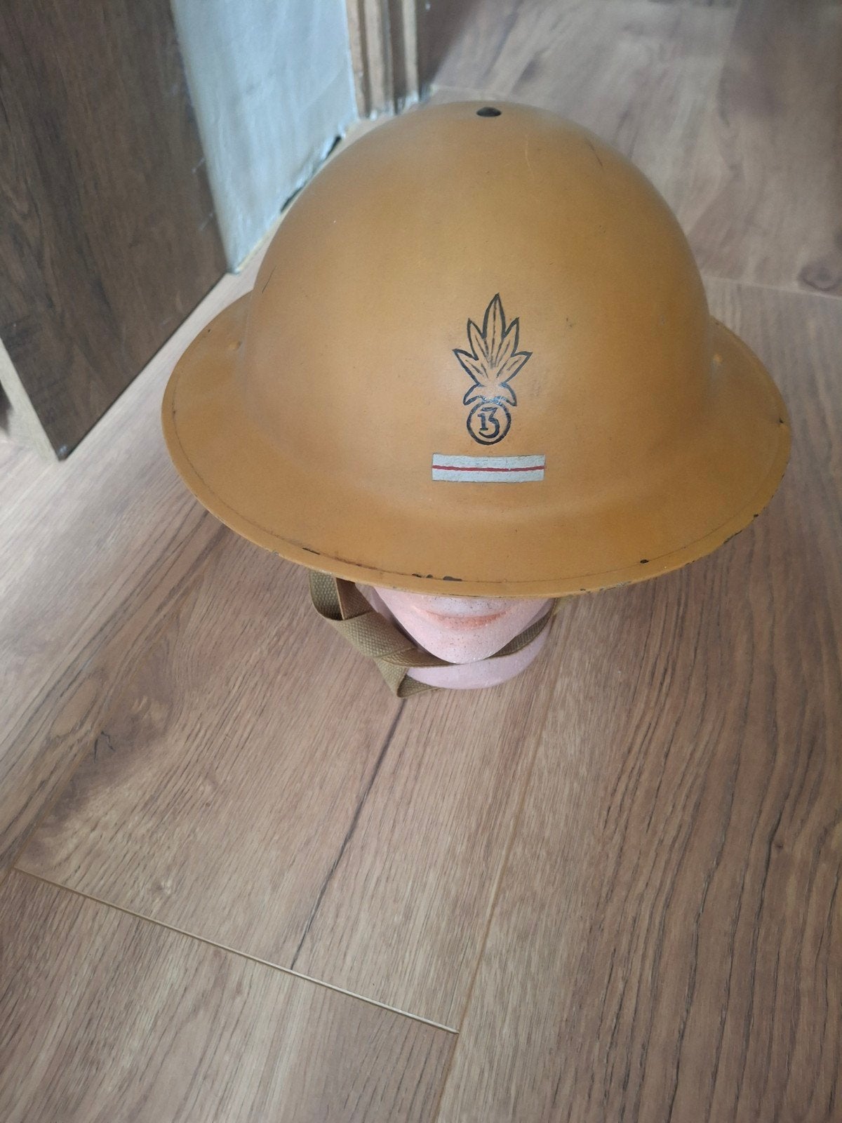 Ww2 MKI brodie helm 1938 gestempeld, Ophalen of Verzenden, Duitsland, Helm of Baret
