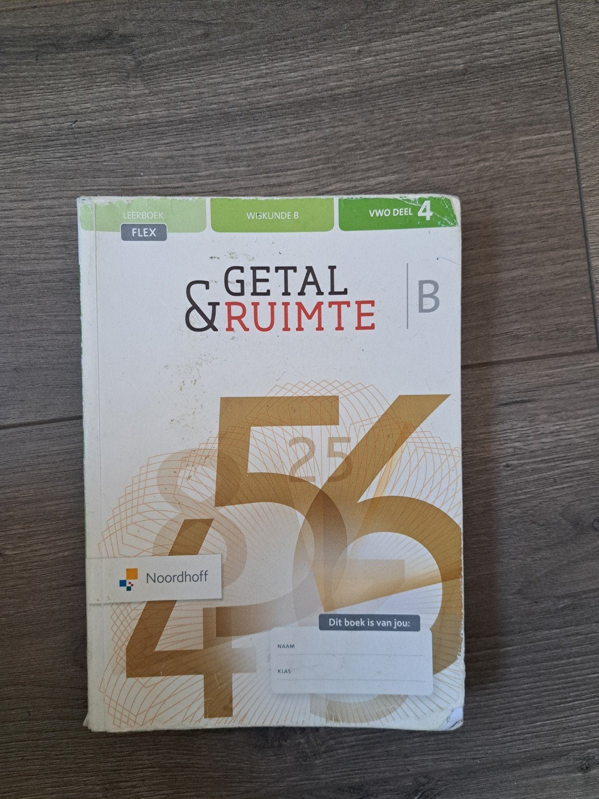 Getal & Ruimte vwo wiskunde B flex leerboek deel 4, Boeken, Schoolboeken, Gelezen, Wiskunde B, VWO, Ophalen of Verzenden