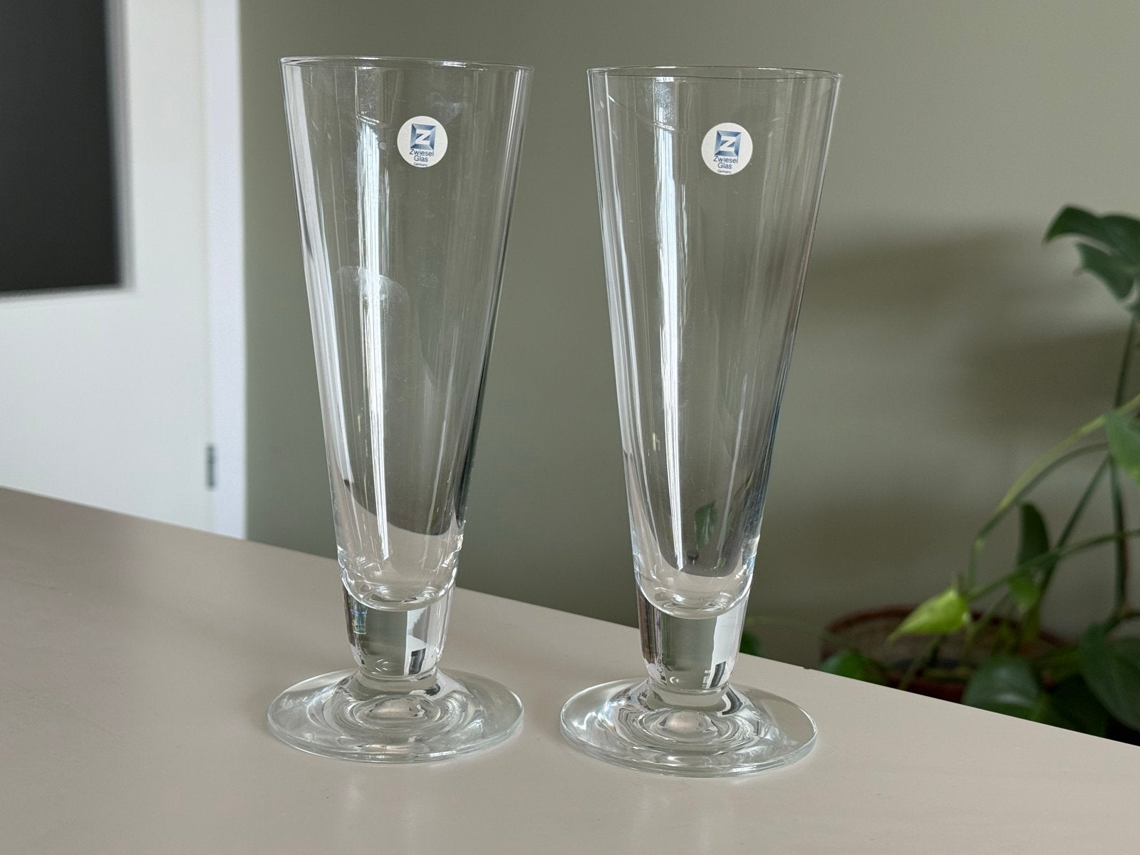 2x Zwiesel Tarwebierglas / Weisenglas, Glas of Glazen, Overige merken, Nieuw, Ophalen of Verzenden
