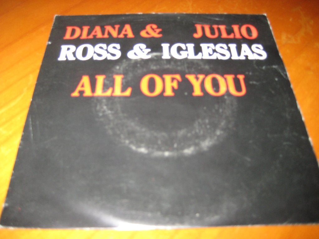 Diana Ross + Julio Iglesias: All of you, Ophalen of Verzenden, Zo goed als nieuw, Pop